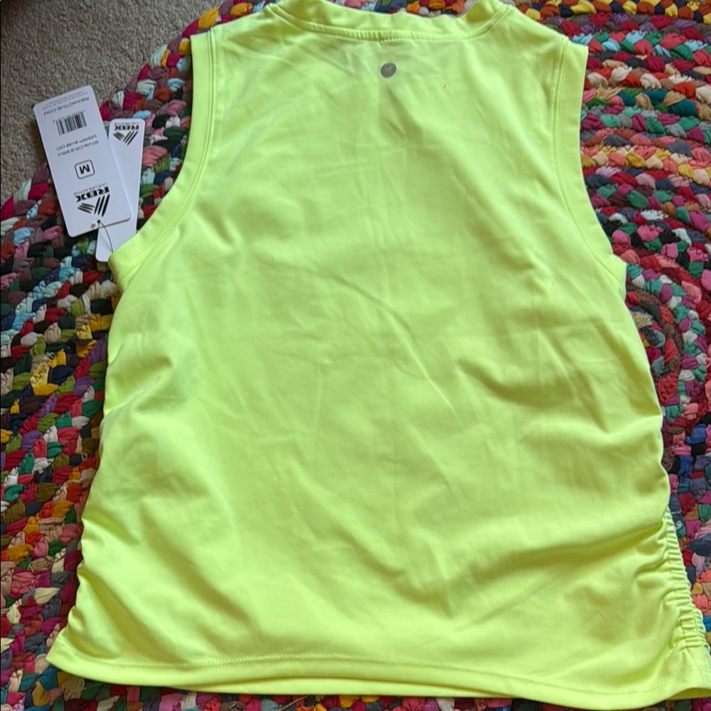 Reebok Neon Yellow Tank Top - Picture 4 of 4